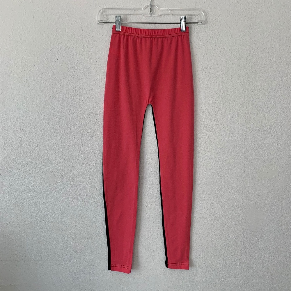 American Apparel optional front to back leggings
